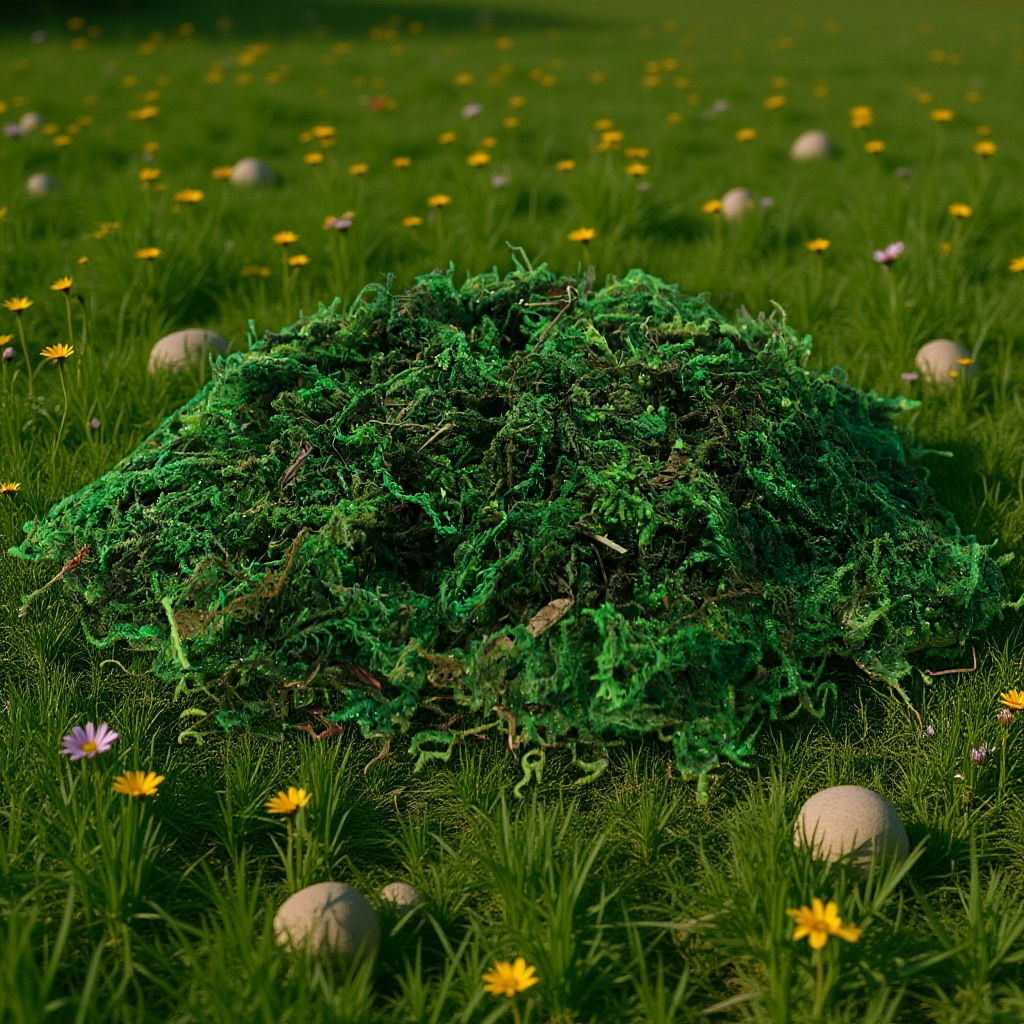 Preserved Moss Sheet - 1Pack Natural Color Artificial Dried Moss