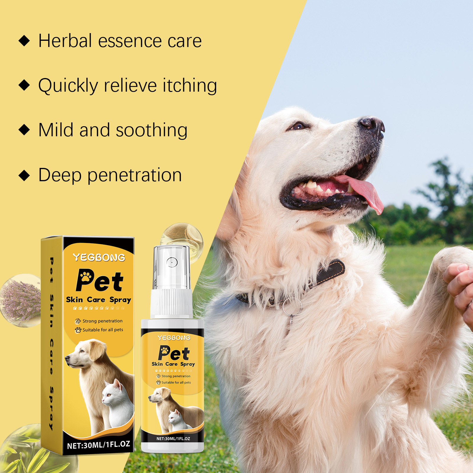 Pet Skin Care Spray Cat Dog Mo – Preserved Moss Sheet Bewertung und Preis