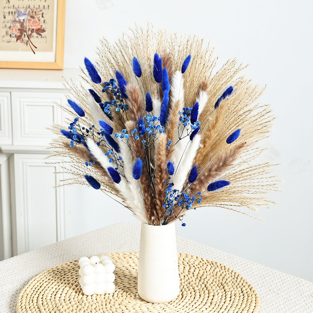 70 Stem Blue Fluffly Rabbit Ta – Baby Breath Dried Bewertung und Preis
