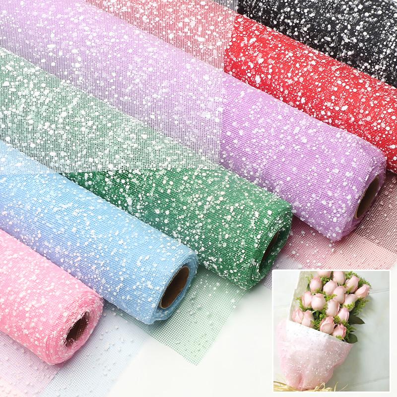 Snowflake Yarn Wrapping Mesh P – Florist Supply Paper Bewertung und Preis