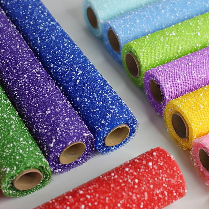Snowflake Yarn Wrapping Mesh P – Florist Supply Paper Bewertung und Preis