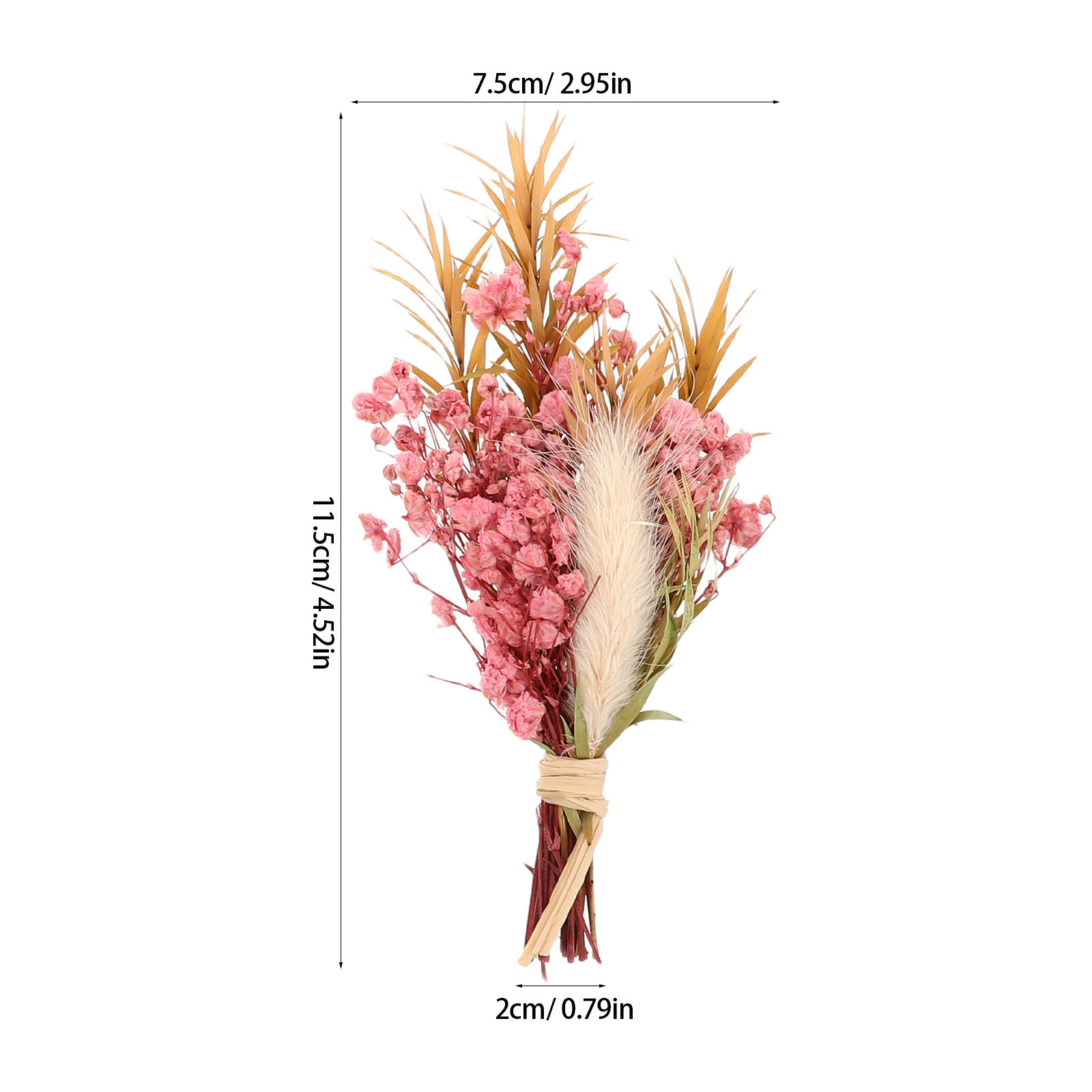 3Pcs Mini Dried Floral Bouquet – Baby Breath Dried Bewertung und Preis