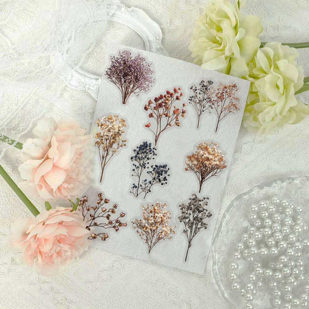 50 Pcs Vintage Dried Baby‘s Br – Baby Breath Dried Bewertung und Preis
