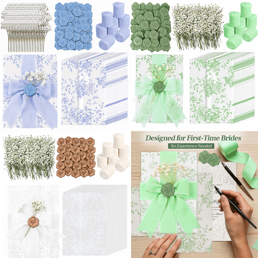 Wedding Invitation Kit,vellum  – Baby Breath Dried Bewertung und Preis