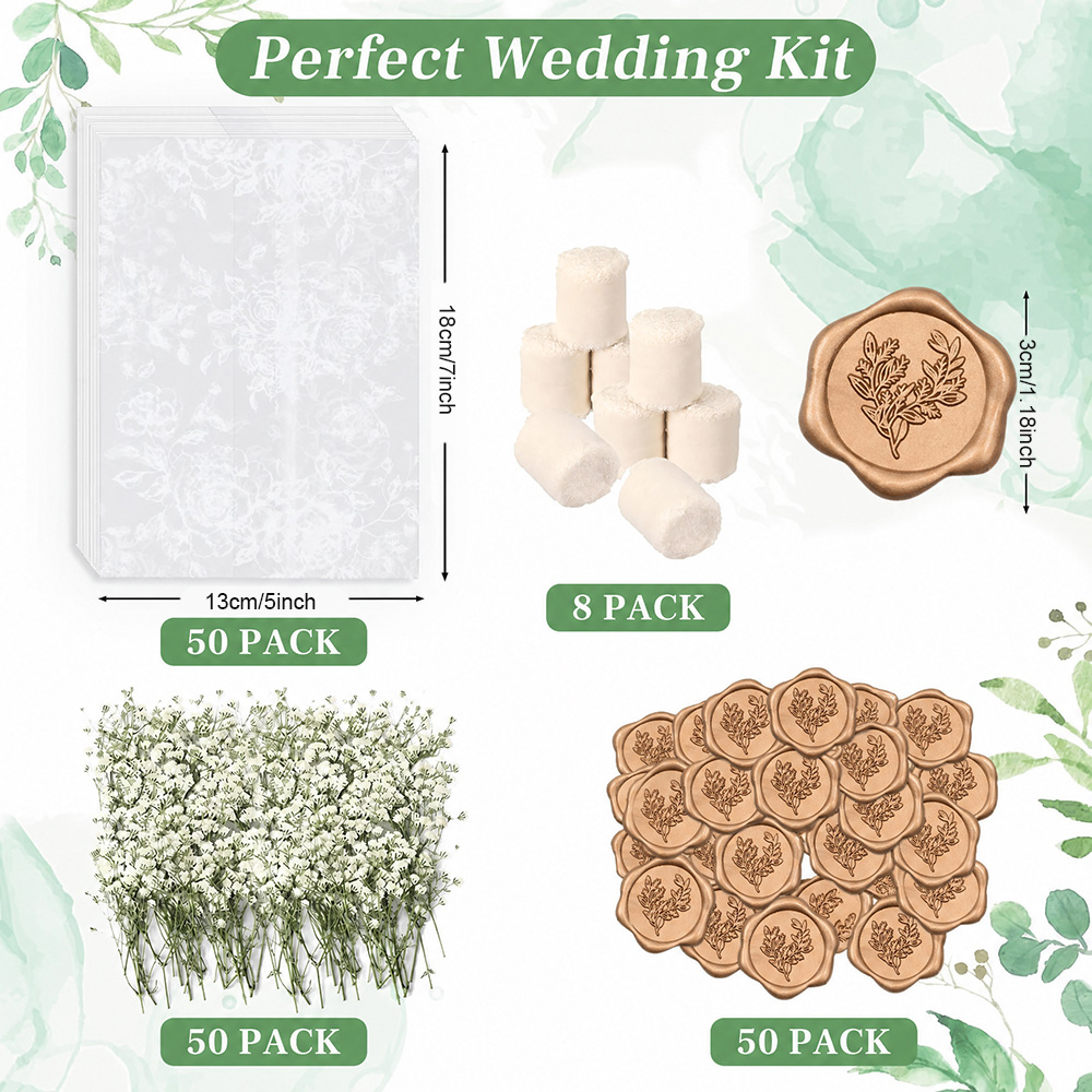 Wedding Invitation Kit,vellum  – Baby Breath Dried Bewertung und Preis