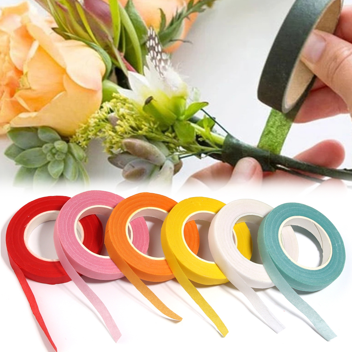 30 Yard 12MM Floral Stem Tape  – Florist Supply Paper Bewertung und Preis