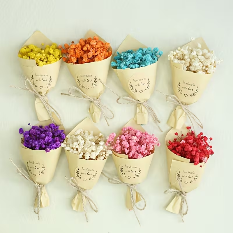 1-piece mini dried flower bouq – Baby Breath Dried Bewertung und Preis